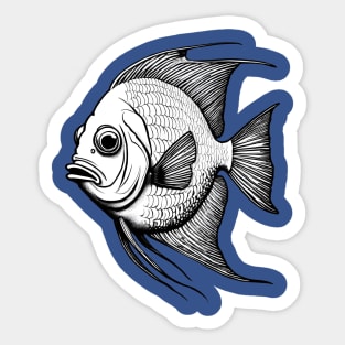 Angelfish Sticker